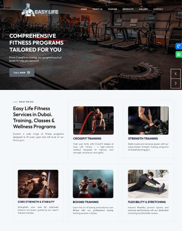 easy life fitness center social media marketing